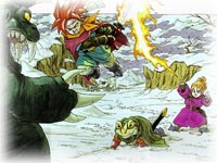 une photo d'Ã©cran de Chrono Trigger sur Nintendo Super Nes